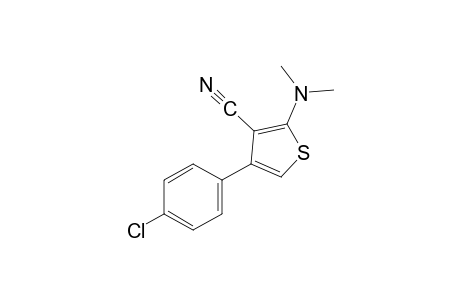 4-(p-chlorophenyl)-2-(dimethylamino)-3-thiophenecarbonitrile