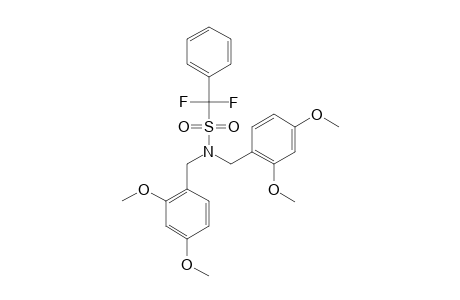 N,N-BIS-(2,4-DIMETHOXYBENZYL)-1,1-DIFLUORO-1-PHENYLMETHANESULFONAMIDE