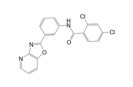 2,4-dichloro-N-(3-[1,3]oxazolo[4,5-b]pyridin-2-ylphenyl)benzamide