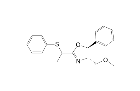 (4S,5S)-4-Methoxymethyl-5-phenyl-2-(1-phenylthio)ethyl-1,3-oxazoline