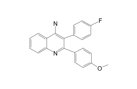 4-AMINO-3-(4-FLUOROPHENYL)-2-(4-METHOXYPHENYL)-QUINOLINE