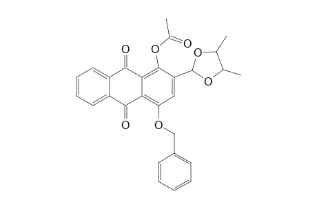 (4'R,5'R)-1-ACETOXY-4-BENZYLOXY-2-(4',5'-DIMETHYL-1',3'-DIOXOLAN-2'-YL)-ANTHRAQUINONE