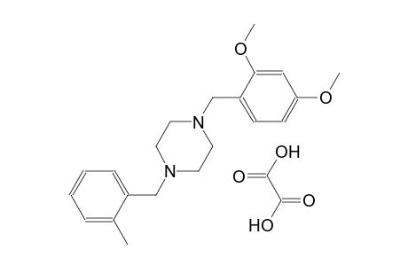 1-(2,4-dimethoxybenzyl)-4-(2-methylbenzyl)piperazine oxalate