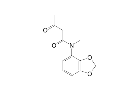 N-(Benzo[d][1,3]dioxol-4-yl)-N-methyl-3-oxobutanamide