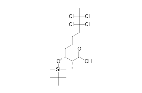 (2R,3R)-3-((tert-Butyldimethylsilyl)oxy)-8,8,9,9-tetrachloro-2-methyldecanoic acid