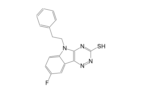 8-fluoro-5-(2-phenylethyl)-5H-[1,2,4]triazino[5,6-b]indol-3-yl hydrosulfide