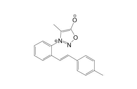 trans-4-Methyl-3-{2-[2-(4-methylphenyl)ethenyl]phenyl}sydnone