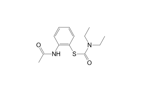 Acetamide, N-(2-diethylaminocarbonylthio)phenyl-