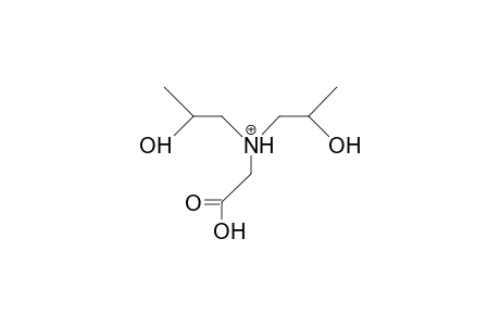 N,N-Bis(2-hydroxy-propyl)-glycine cation
