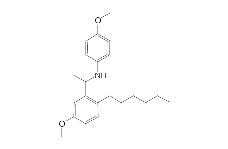 N-]{1-](2-]n-]Hexyl-]5-]methoxyphenyl)ethyl}-]4-]methoxyaniline