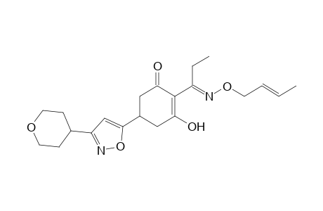 2-Cyclohexen-1-one, 2-[1-[(2-butenyloxy)imino]propyl]-3-hydroxy-5-[3-(tetrahydro-2H-pyran-4-yl)-5-isoxazolyl]-