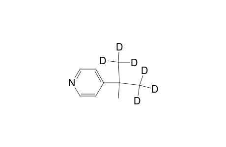 4-(1,1-di-Trideuteromethyl ethyl)pyridine