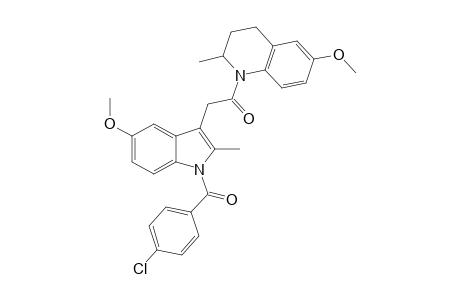 Quinoline, 1-[2-[1-(4-chlorobenzoyl)-5-methoxy-2-methyl-1H-indol-3-yl]acetyl]-1,2,3,4-tetrahydro-6-methoxy-2-methyl-