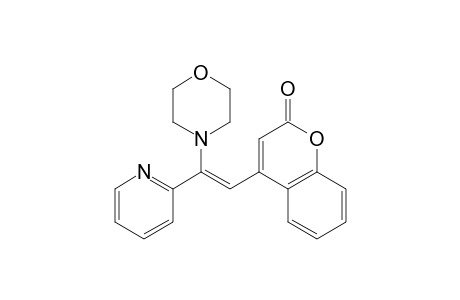 (E)-4-(2-Morpholino-2-(pyridin-2-yl)vinyl)-2H-chromen-2-one