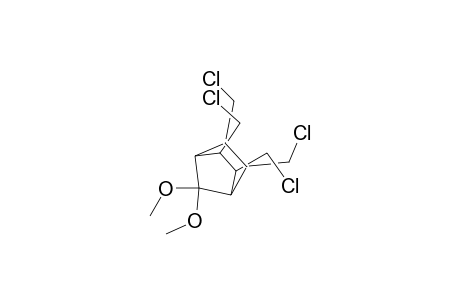 2,3,5,6-tetra(chloromethyl)-7,7-dimethoxynorbornane