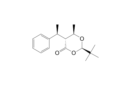 (2R,5R,6R)-2-tert-butyl-6-methyl-5-[(1S)-1-phenylethyl]-1,3-dioxan-4-one