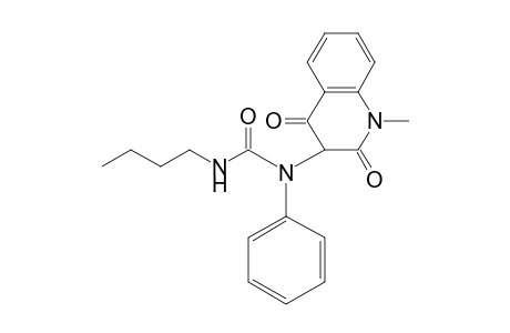 3-(3'-Butylureido)-1-methyl-3-phenylquinoline-2,4(1H,3H)-dione