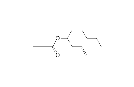 Propanoic acid, 2,2-dimethyl-, 1-(2-propenyl)hexyl ester