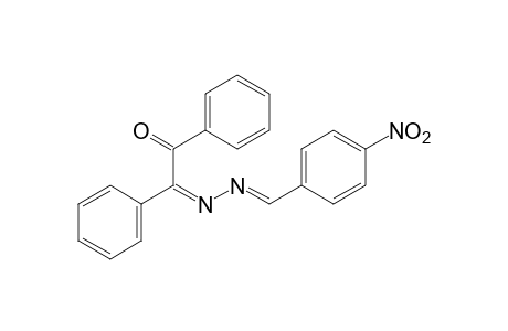 p-nitrobenzaldehyde, azine with benzil