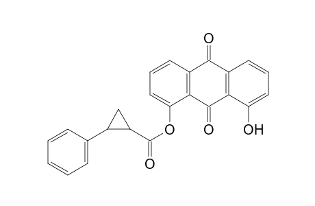 (8-hydroxy-9,10-dioxo-1-anthryl) 2-phenylcyclopropanecarboxylate