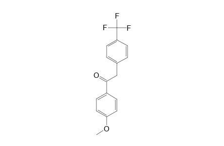 1-(4-METHOXYPHENYL)-2-(4-TRIFLUOROMETHYLPHENYL)-ETHANONE