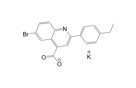 potassium 6-bromo-2-(4-ethylphenyl)-4-quinolinecarboxylate