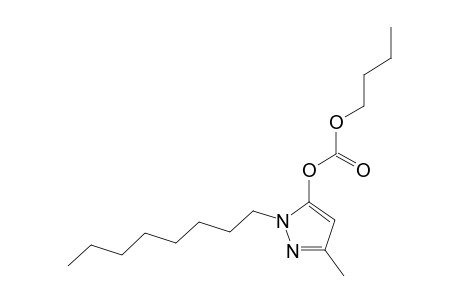 1-(N-OCTYL)-3-METHYL-5-(N-BUTOXYCARBONYLOXY)-PYRAZOLE
