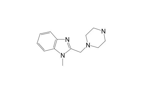 1-Methyl-2-(piperazin-1-ylmethyl)-1,3-benzodiazole