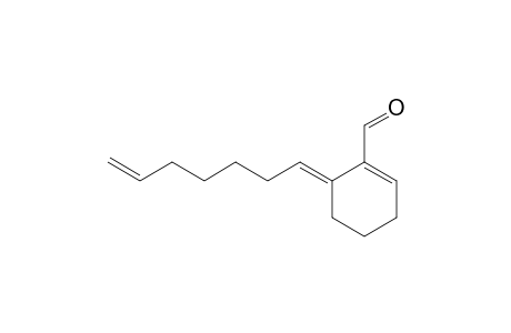 (6E)-6-hept-6-enylidene-1-cyclohexenecarboxaldehyde