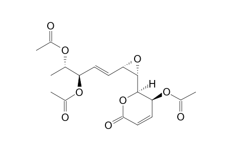 (1'S,2'S,5S,5'R,6R,6'S) 5-(Acetoxy)-6-[5',6'-bis(acetoxy)-1',2'-epoxyhept-3'-enyl]-5,6-dihydropyran-2(2H)-one