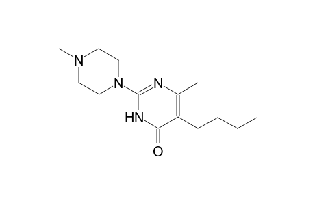 5-butyl-6-methyl-2-(4-methyl-1-piperazinyl)-4(3H)-pyrimidinone