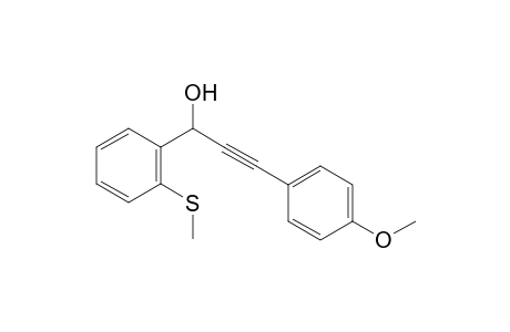 3-(4-(Methoxyphenyl)-1-(2-(methylthio)phenyl)prop-2-yn-1-ol