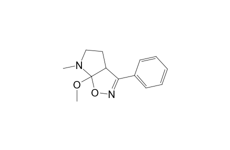 4,5,6,6a-tetrahydro-6a-methoxy-6-methyl-3-phenyl-3aH-pyrrolo[3.2-d]isoxazol