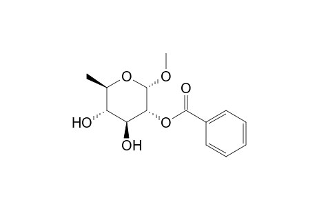 .alpha.-D-Glucopyranoside, methyl 6-deoxy-, 2-benzoate