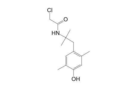 2-Chloro-N-[1-(4-hydroxy-2,5-dimethylphenyl)-2-methylpropan-2-yl]acetamide