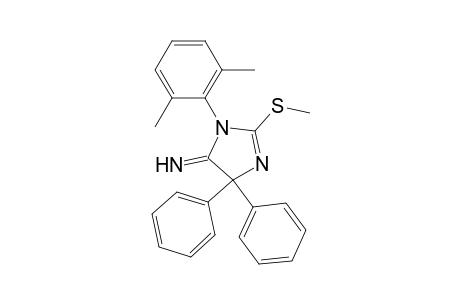 3-(2,6-dimethylphenyl)-2-(methylthio)-5,5-diphenyl-4-imidazolimine