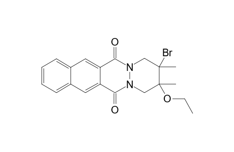 3-Bromo-2-ethoxy-2,3-dimethyl-1,2,3,4,6,13-hexahydrobenzo[g]pyridazino[1,2-b]phthalazine-6,13-dione