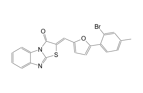 (2Z)-2-{[5-(2-bromo-4-methylphenyl)-2-furyl]methylene}[1,3]thiazolo[3,2-a]benzimidazol-3(2H)-one