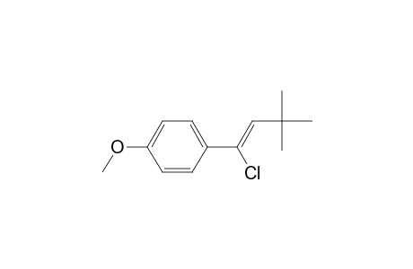 Benzene, 1-(1-chloro-3,3-dimethyl-1-butenyl)-4-methoxy-, (Z)-