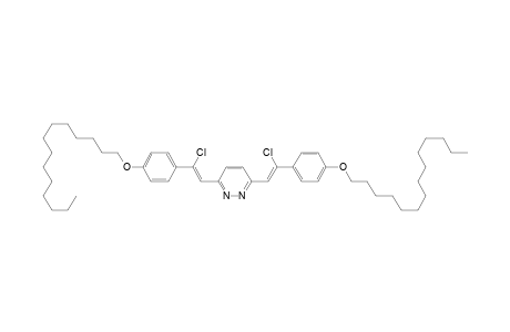 3,6-bis[(Z)-2-chloro-2-(4-myristyloxyphenyl)vinyl]pyridazine