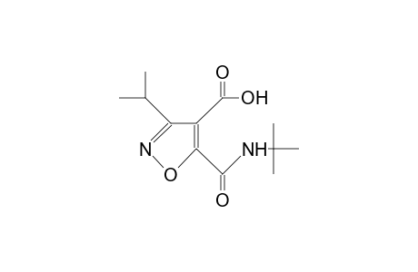 4-Isoxazolecarboxylic acid, 5-[[(1,1-dimethylethyl)amino]carbonyl]-3-(1-methylethyl)-