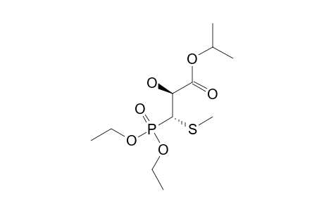 ANTI-ISOPROPYL-3-(DIETHOXYPHOSPHORYL)-2-HYDROXY-3-METHYLTHIO-PROPANOATE