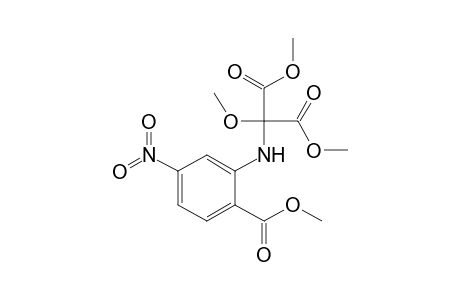 Methyl 2-[N-(dimethoxycarbonyl)(methyloxy)methyl]amino-4-nitrobenzoate