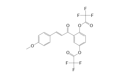 2',5'-Dihydroxy-4-methoxychalcone, bis(trifluoroacetate)