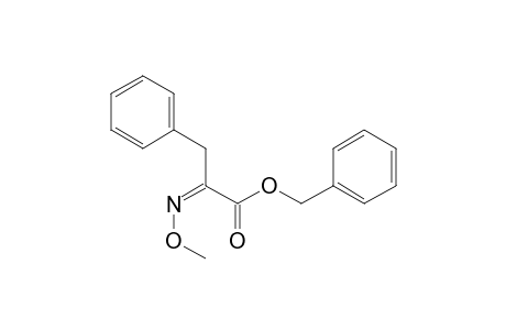 Benzenepropanoic acid, .alpha.-(methoxyimino)-, phenylmethyl ester
