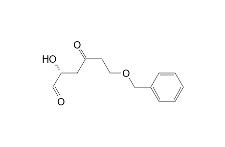 Hexanal, 2-hydroxy-4-oxo-6-(phenylmethoxy)-, (R)-