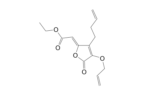 5-([(Ethoxycarbonyl)methylidene]-4-(but-3"-enyl)-3-[(prop-2'-enyl)oxy]-2,5-dihydrofuran-2-one