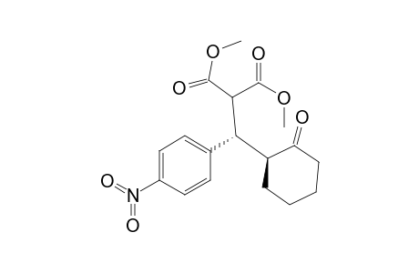 2-[(S)-(4-nitrophenyl)-[(1S)-2-oxocyclohexyl]methyl]propanedioic acid dimethyl ester