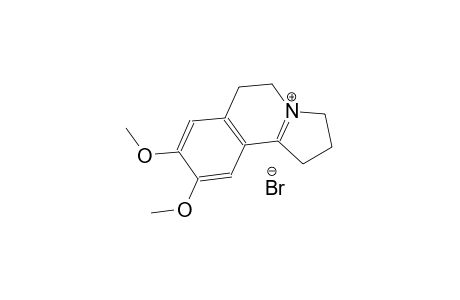 8,9-dimethoxy-1H,2H,3H,5H,6H-pyrrolo[2,1-a]isoquinolinium bromide