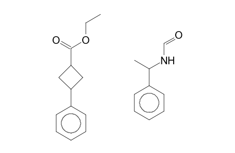 3-PHENYL-1-(1-PHENYLETHYLCARBAMOYL)CYCLOBUTANECARBOXYLIC ACID, ETHYL ESTER